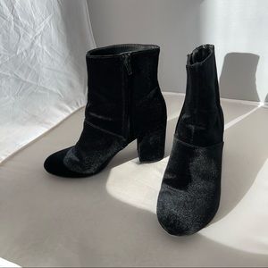 American Eagle Velvet Ankle Boots